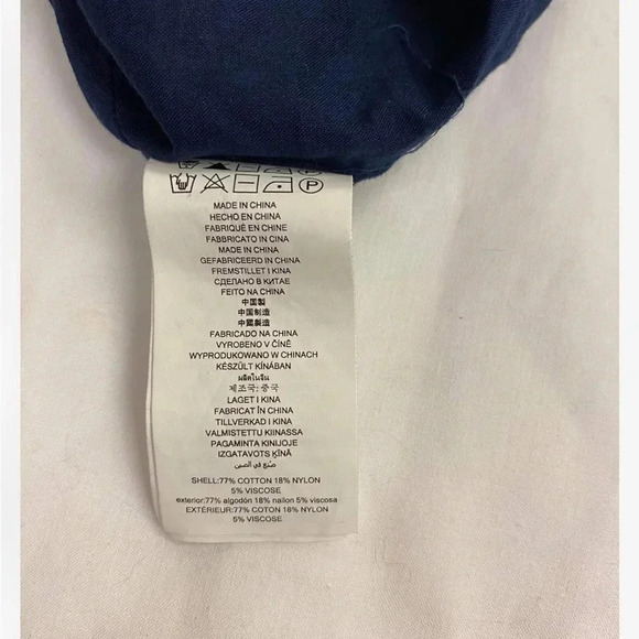 Michael Kors Grommet Neck Dark Blue Lace Sleeveless Dress Size 10 - Picture 9 of 9